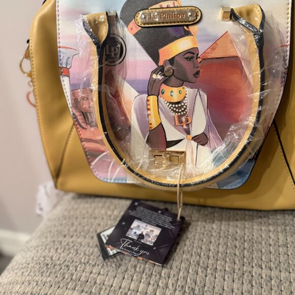 La Philipe Egyptian Paradise Tote - Picture 5 of 9